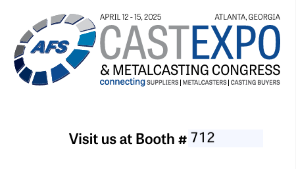 Cast expo logo plus booth number